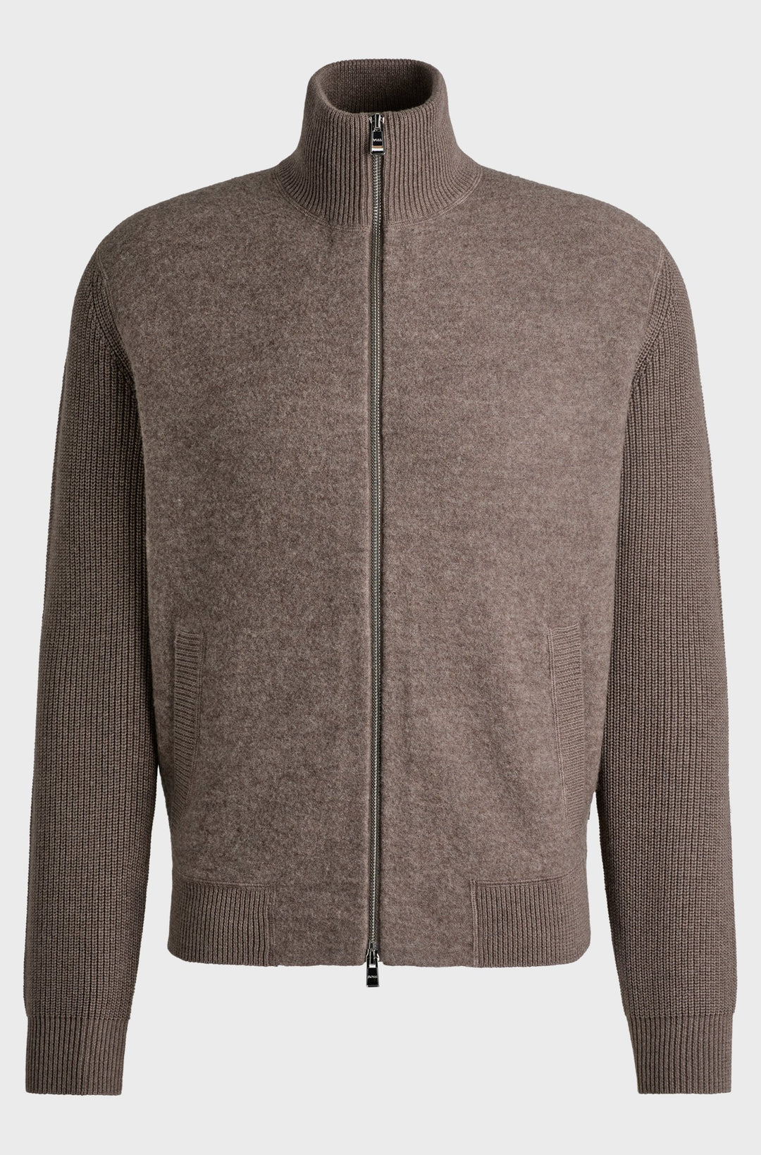 BOSS Sweaters Regular Fit in Cotton Mix - H-EMERAVIGLIO 10265533 01-50526839- Concorde Fashion#color_beige-252