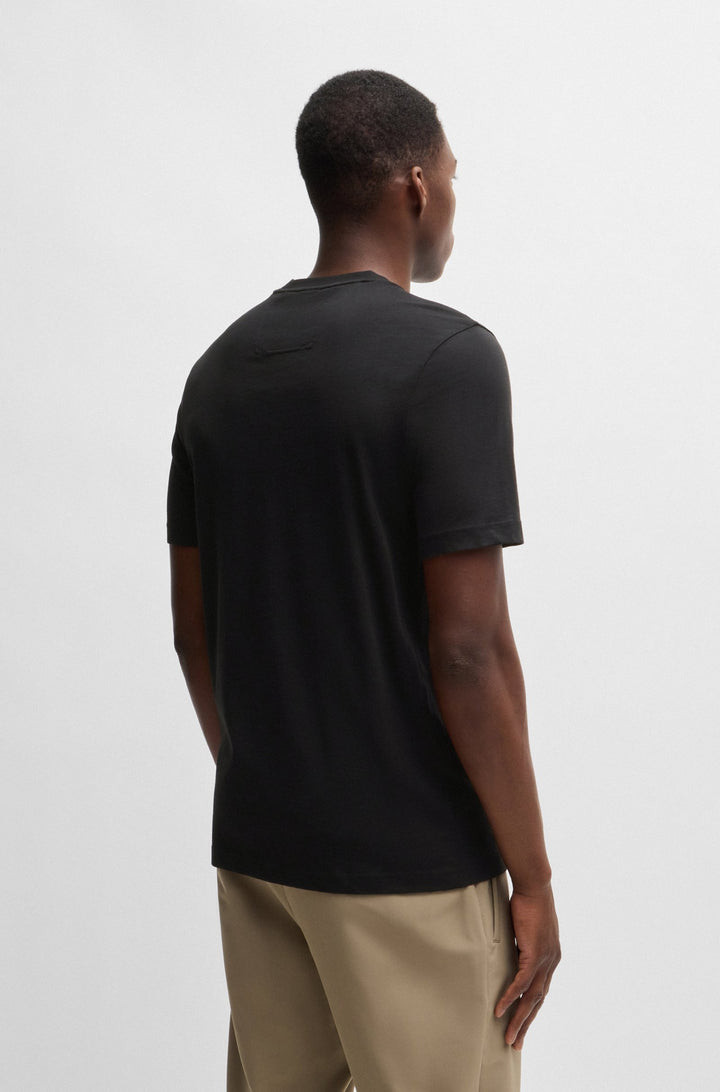 BOSS T-Shirts Regular Fit in Cotton - TEE 1 10265583 01-50525208- Concorde Fashion#color_black-001