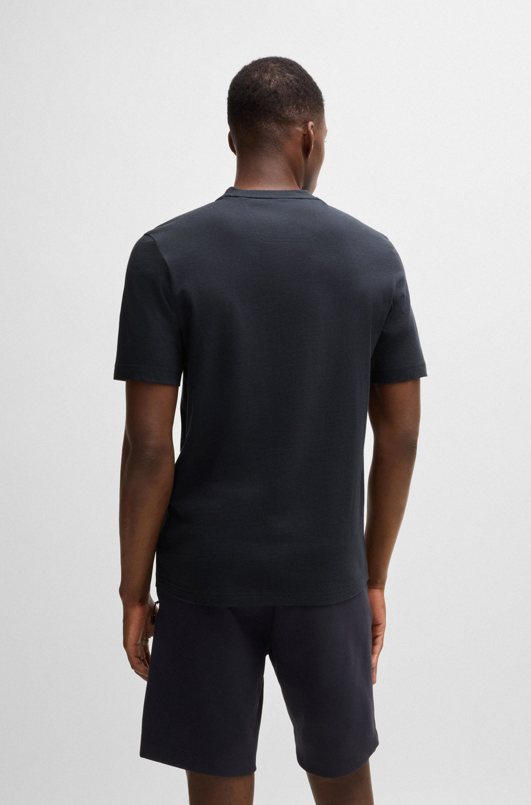 BOSS T-Shirts Regular Fit in Cotton - TEE 1 10265583 01-50525208- Concorde Fashion#color_navy-402