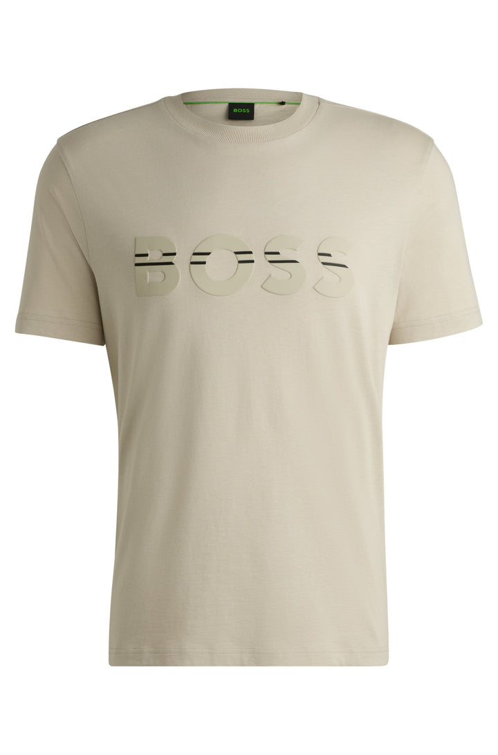 BOSS T-Shirts Regular Fit in Cotton - TEE 1 10265583 01-50525208- Concorde Fashion#color_beige-271
