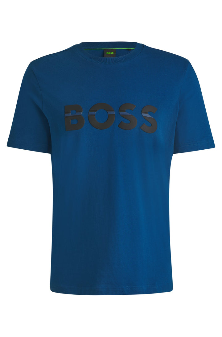 BOSS T-Shirts Regular Fit in Cotton - TEE 1 10265583 01-50525208- Concorde Fashion#color_blue-494