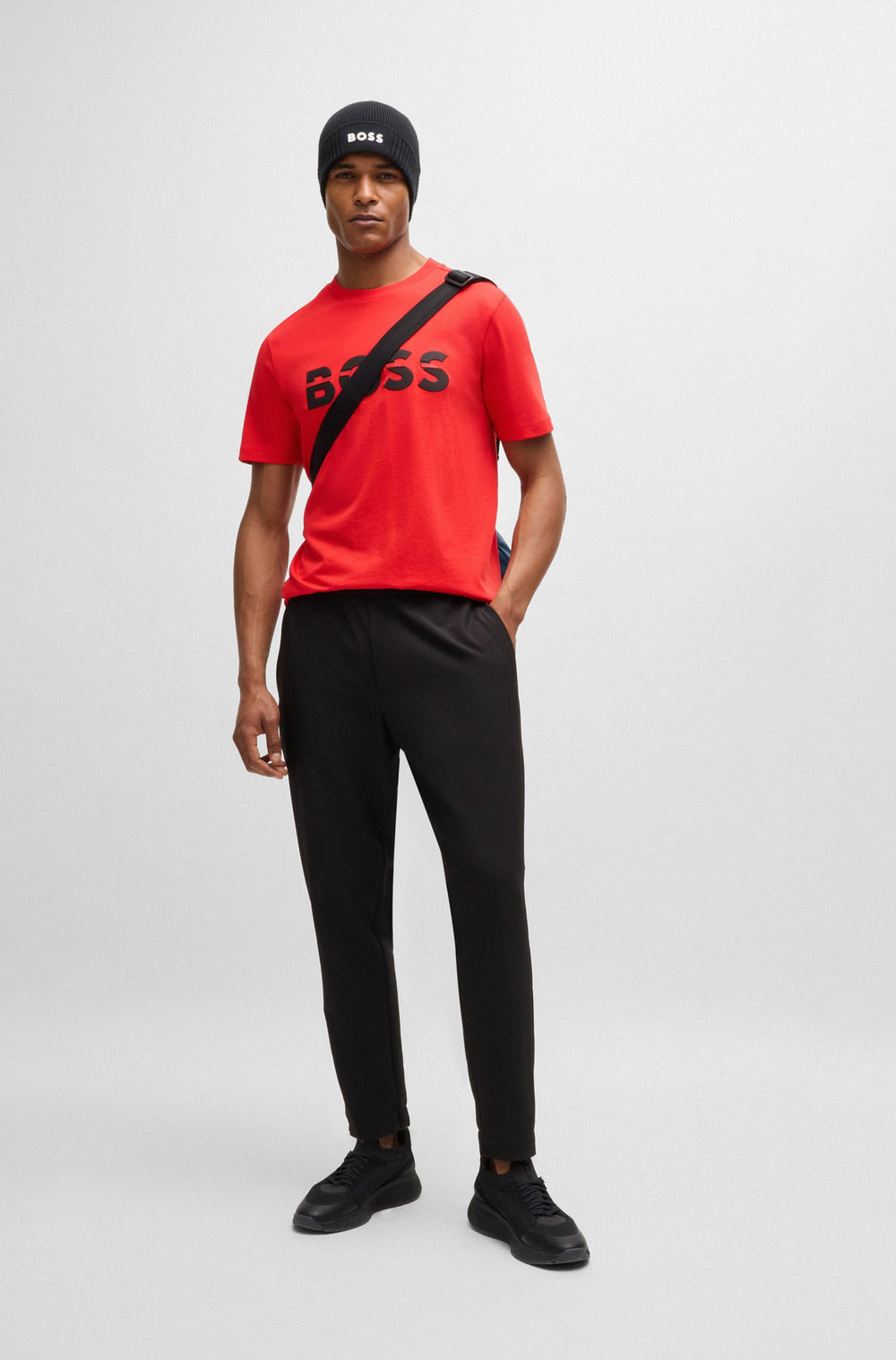 BOSS T-Shirts Regular Fit in Cotton - TEE 1 10265583 01-50525208- Concorde Fashion#color_red-645