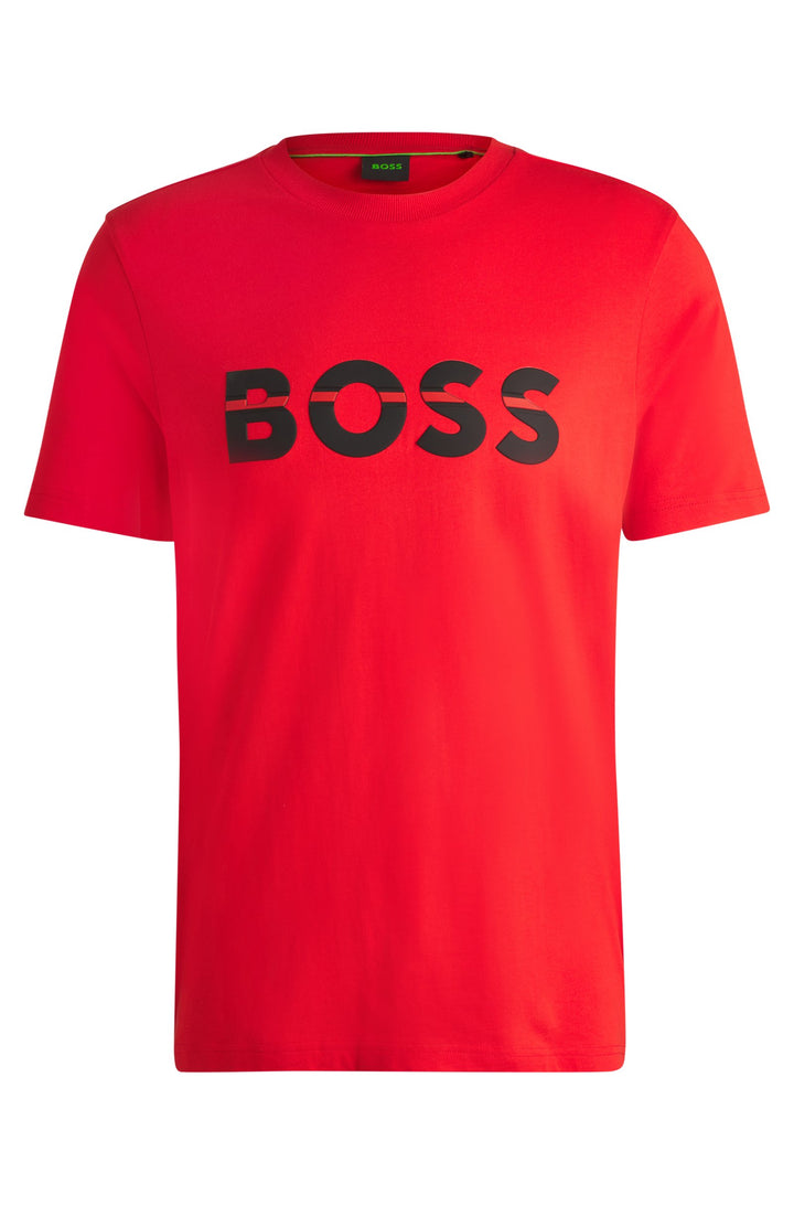 BOSS T-Shirts Regular Fit in Cotton - TEE 1 10265583 01-50525208- Concorde Fashion#color_red-645