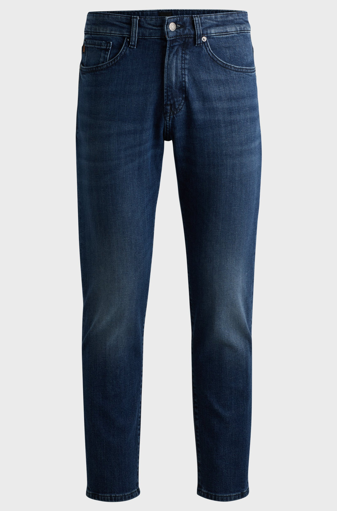 BOSS Jeans Regular Fit in Cotton Mix - RE.MAINE BO 10265584 01-50526928- Concorde Fashion#color_navy-412