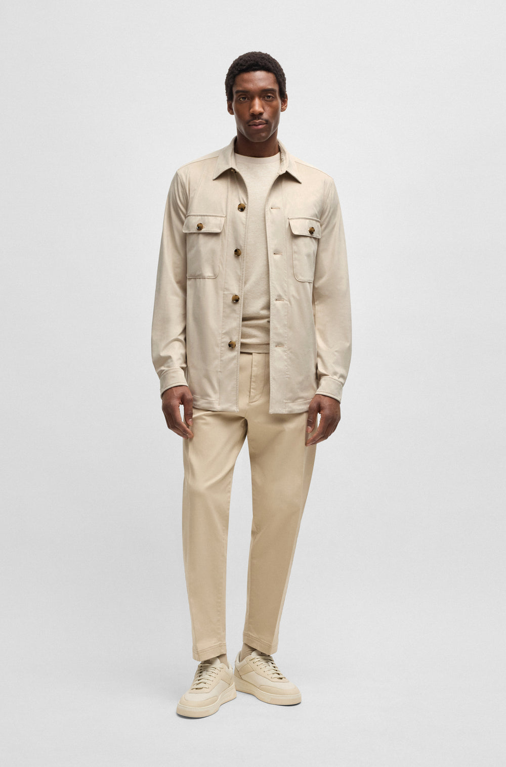 BOSS Blazers  in Polyester Mix - C-CARPER-OS-244 10265608 01-50535666- Concorde Fashion#color_white-131