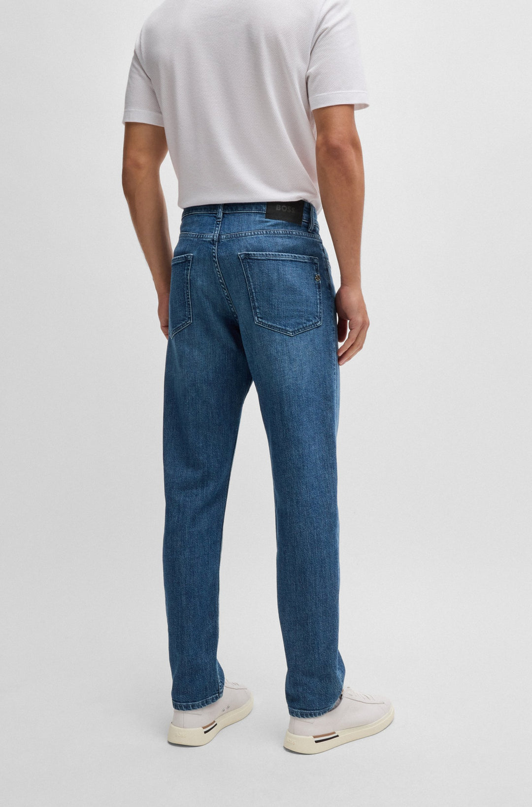 BOSS Jeans Regular Fit in Cotton - H-RE.MAINE 10265612 01-50527029- Concorde Fashion#color_blue-441