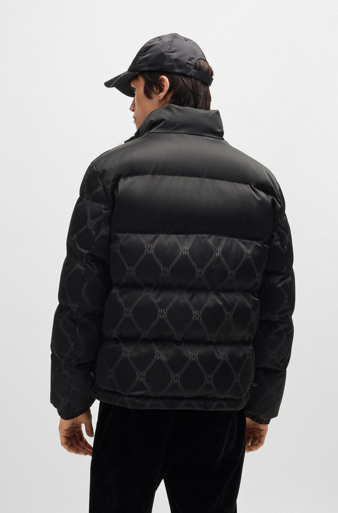 HUGO Casual Jackets Regular Fit in Polyester - BALTO2411 10265644 01-50525347- Concorde Fashion#color_black-001