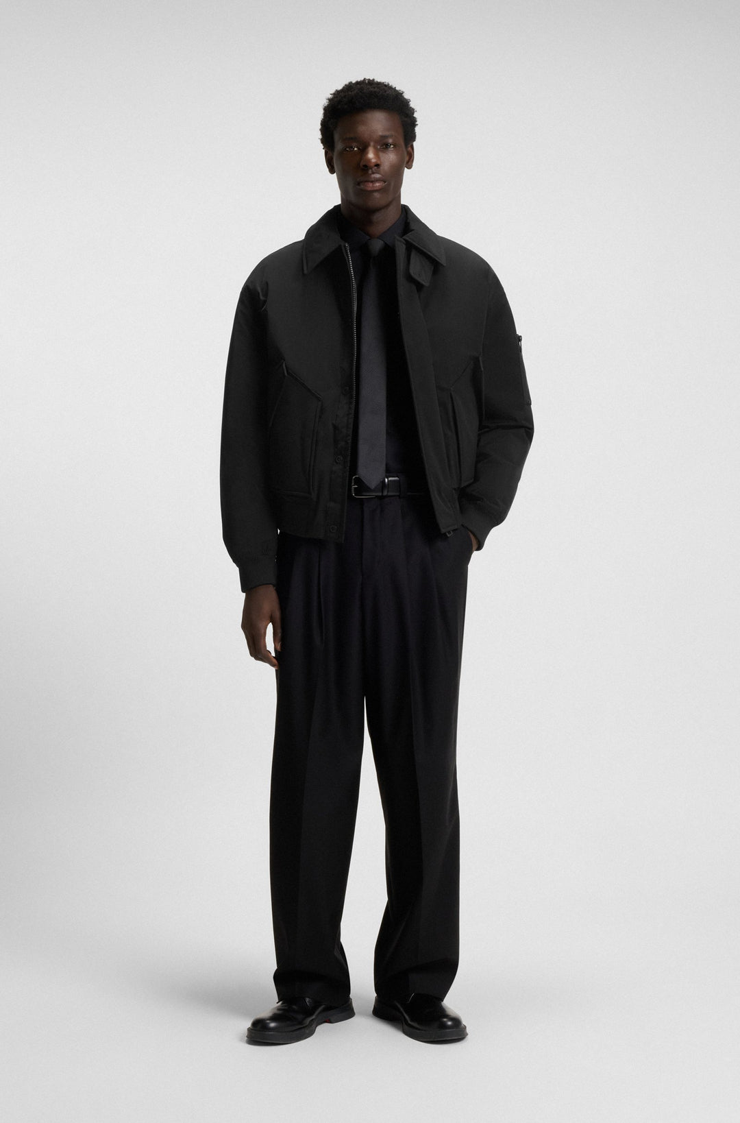 HUGO Casual Jackets Regular Fit - BARDO2541 50546200- Concorde Fashion#color_black-001