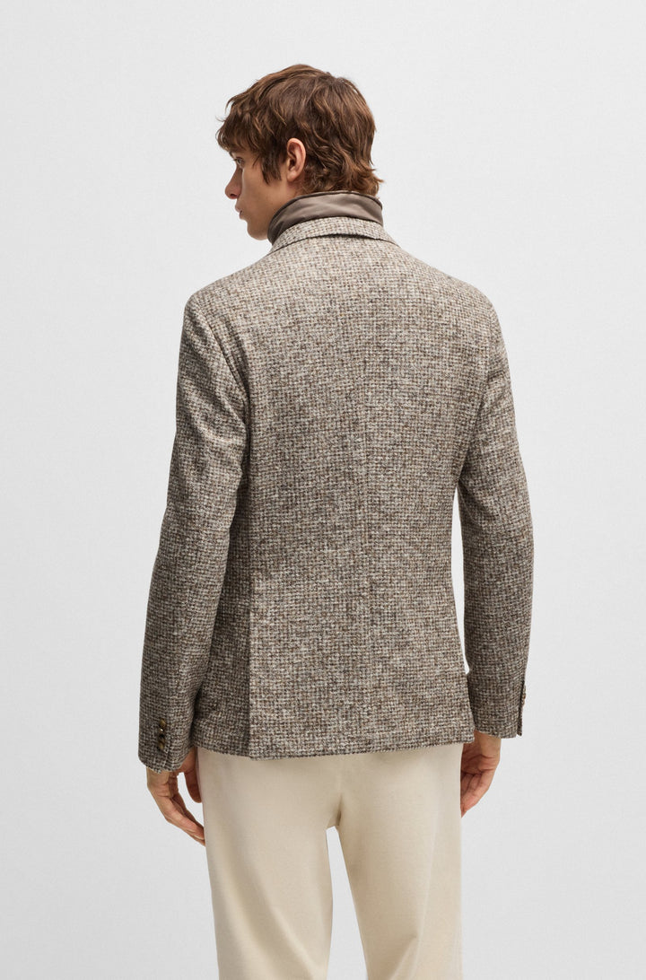 BOSS Blazers Slim Fit in Cotton Mix - C-HANRY-J-BIB-244 10265827 01-50528199- Concorde Fashion#color_white-131