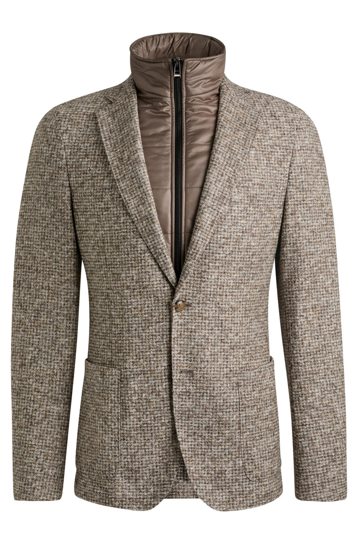 BOSS Blazers Slim Fit in Cotton Mix - C-HANRY-J-BIB-244 10265827 01-50528199- Concorde Fashion#color_white-131