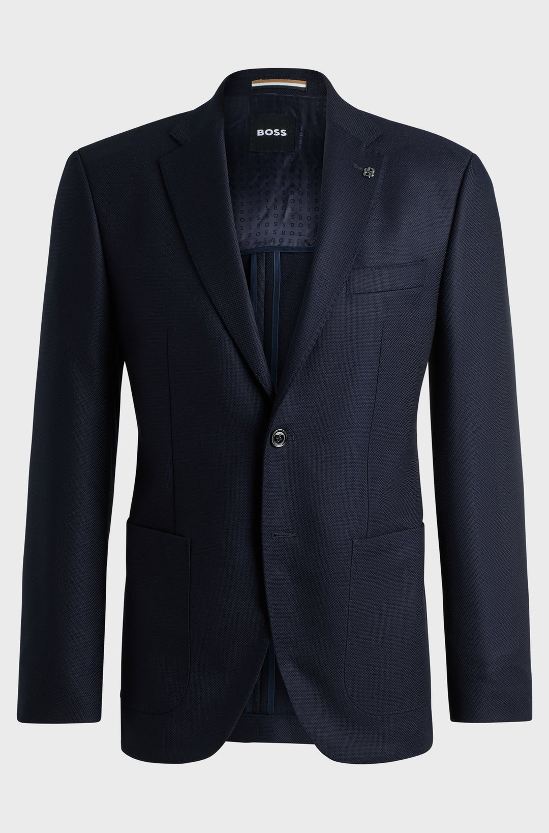 BOSS Blazers Regular Fit in Wool Mix - H-JANSON-233 10265833 01-50528023- Concorde Fashion#color_navy-404