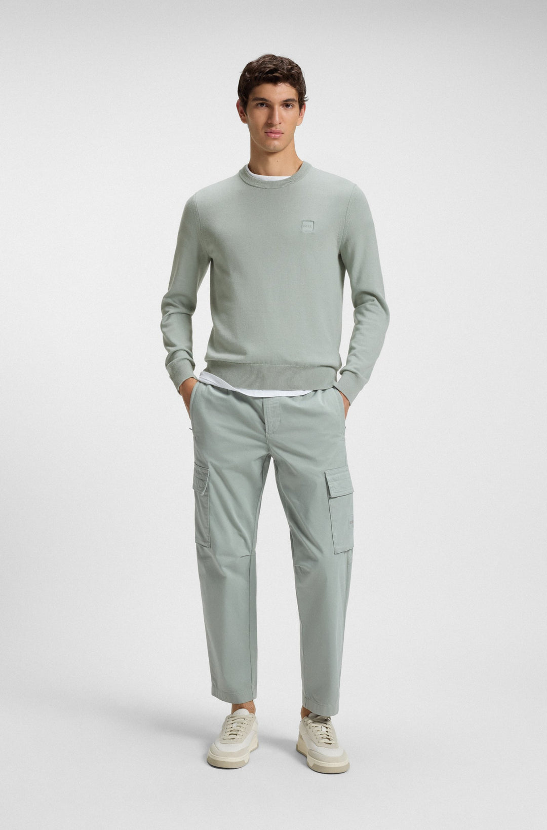 BOSS Sweaters Regular Fit - KANOVANO_S 50527583- Concorde Fashion#color_green-351