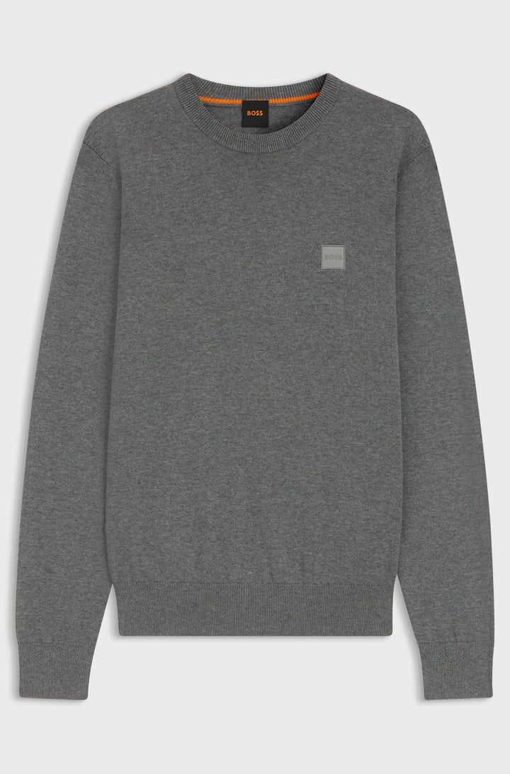 BOSS Sweaters Regular Fit - KANOVANO_S 50527583- Concorde Fashion#color_silver-041