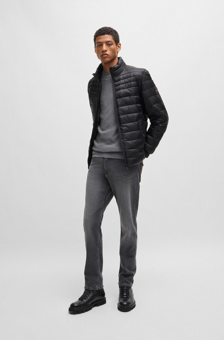 BOSS Sweaters Regular Fit in Cotton Mix - ANION_S 10265864 01-50527584- Concorde Fashion#color_grey-051