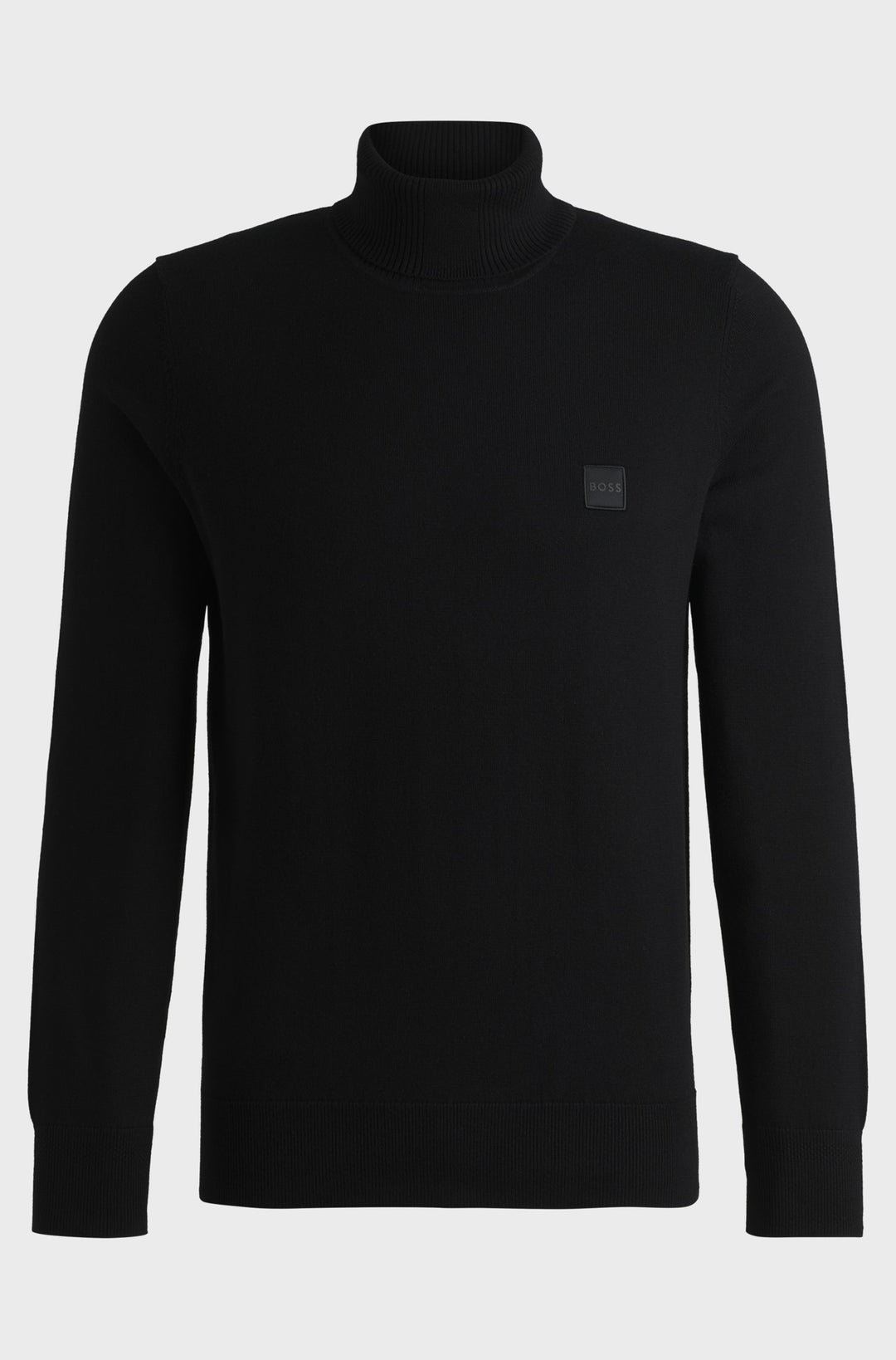 BOSS Sweaters Regular Fit in Cotton Mix - AKIRO_S 10265865 01-50527573- Concorde Fashion#color_black-001