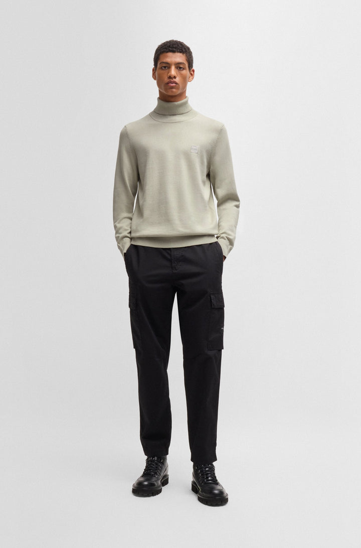 BOSS Sweaters Regular Fit in Cotton Mix - AKIRO_S 10265865 01-50527573- Concorde Fashion#color_beige-271