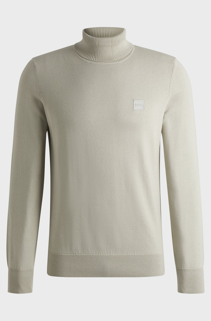 BOSS Sweaters Regular Fit in Cotton Mix - AKIRO_S 10265865 01-50527573- Concorde Fashion#color_beige-271