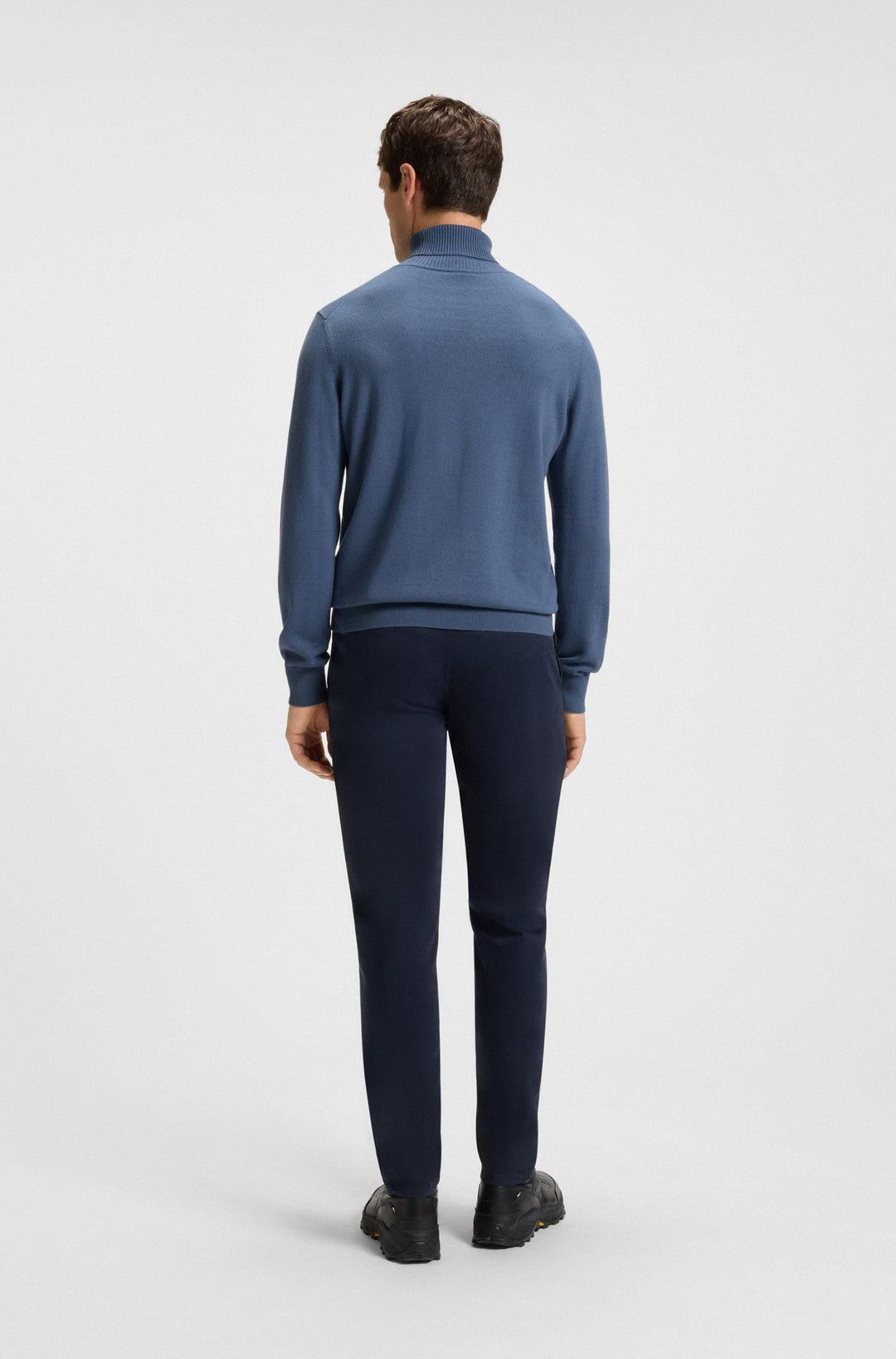 BOSS Sweaters Regular Fit in Cotton Mix - AKIRO_S 10265865 01-50527573- Concorde Fashion#color_blue-495