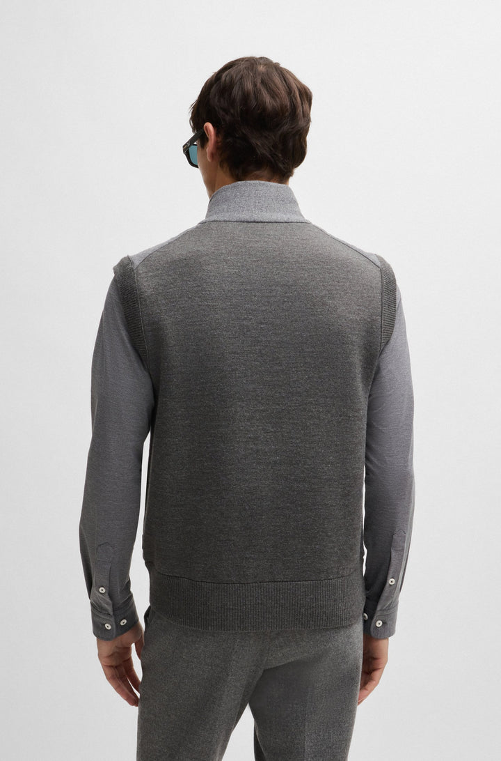 BOSS Casual Jackets Regular Fit in Polyester Mix - P-EFLANOLO 10265906 01-50527647- Concorde Fashion#color_grey-030