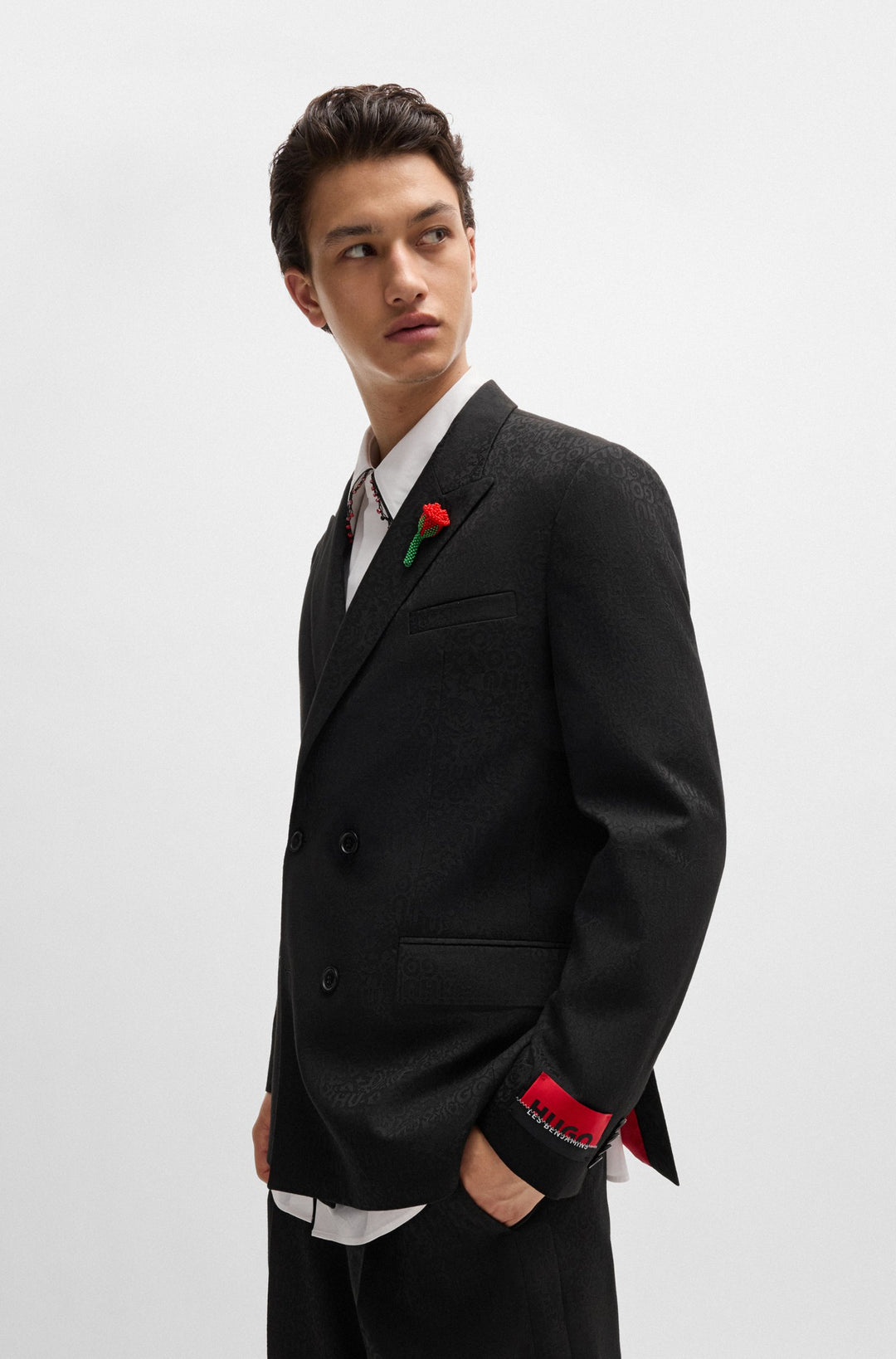 HUGO Blazers Modern Fit in Polyester Mix - HASAN_LB 10265918 01-50527927- Concorde Fashion#color_assorted-986