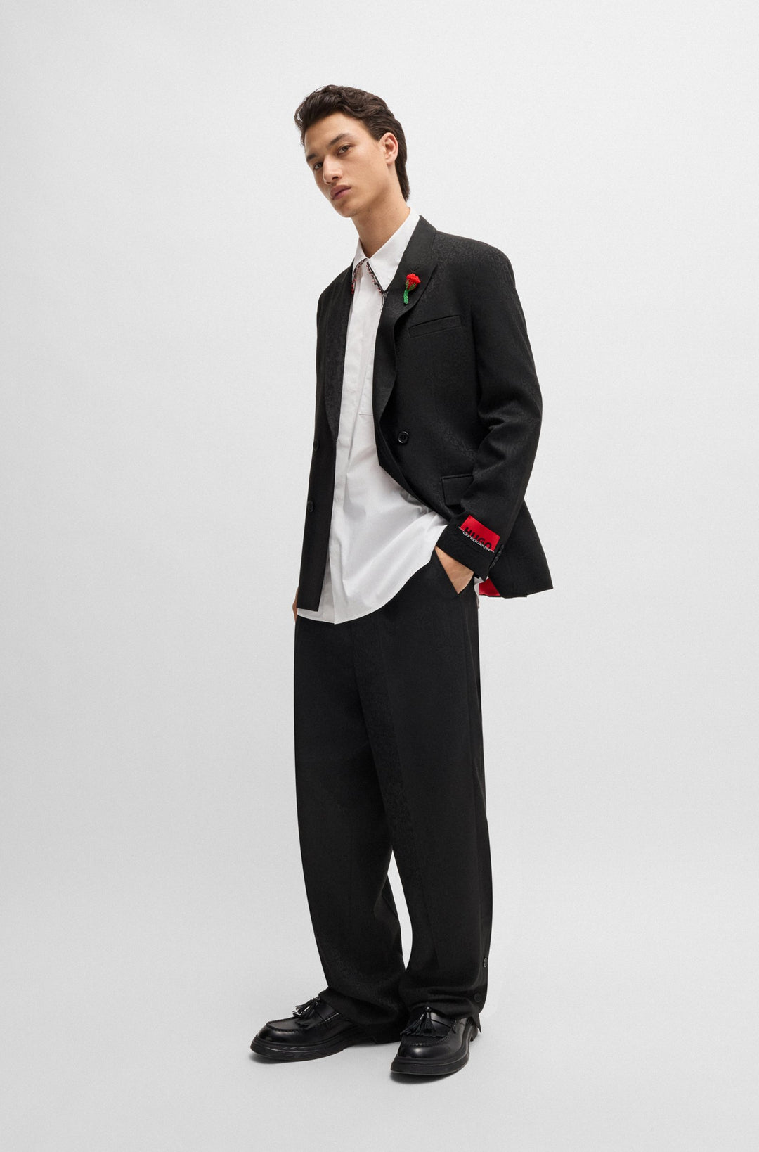 HUGO Blazers Modern Fit in Polyester Mix - HASAN_LB 10265918 01-50527927- Concorde Fashion#color_assorted-986