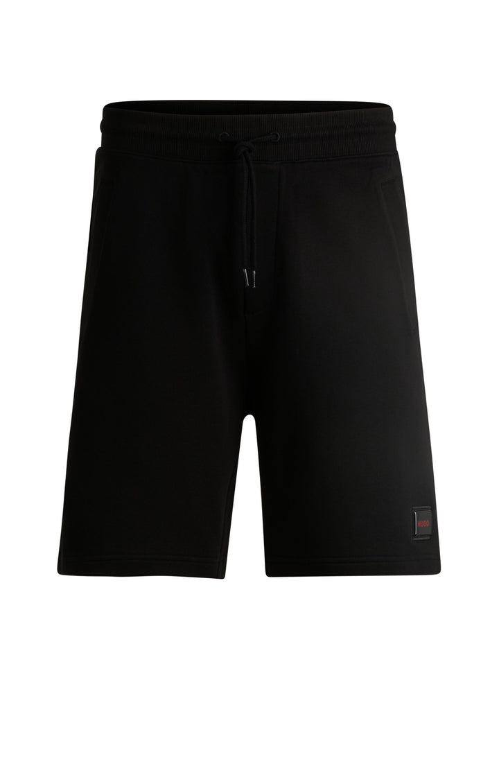 HUGO Shorts Relaxed Fit in Cotton - DIZ_GEL 10266045 01-50528159- Concorde Fashion#color_black-001