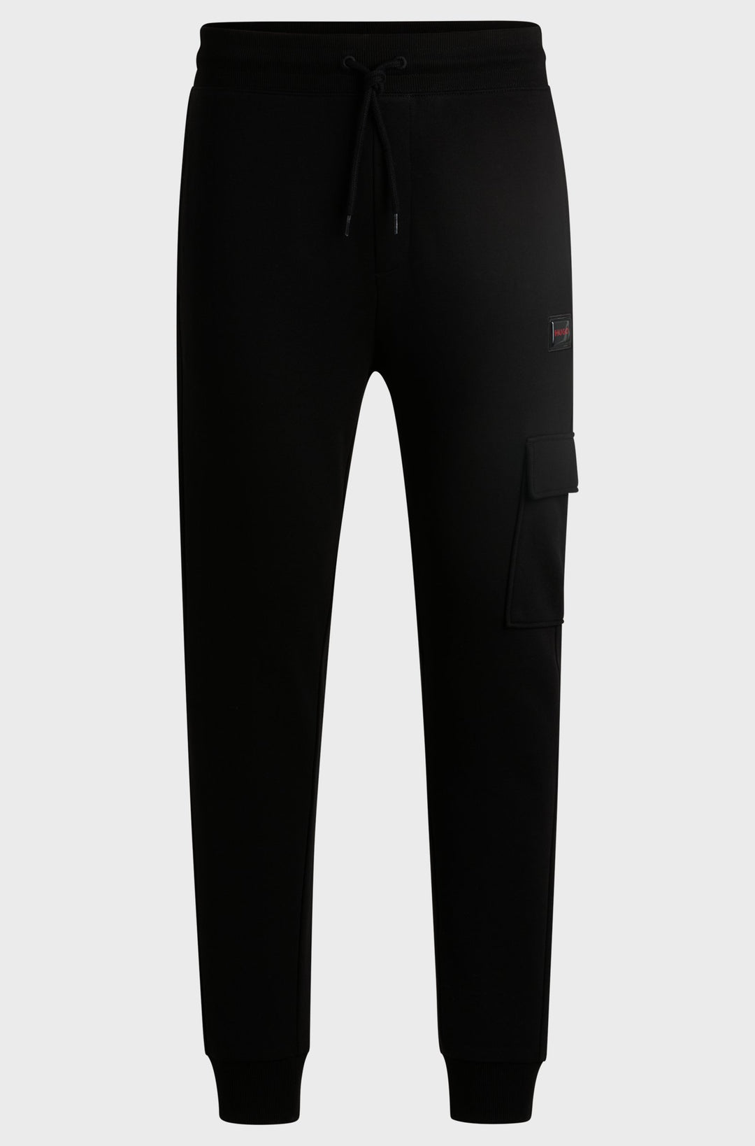HUGO Jogging Pants Relaxed Fit in Cotton - DWELLROM_GEL 10266045 01-50528176- Concorde Fashion#color_black-001