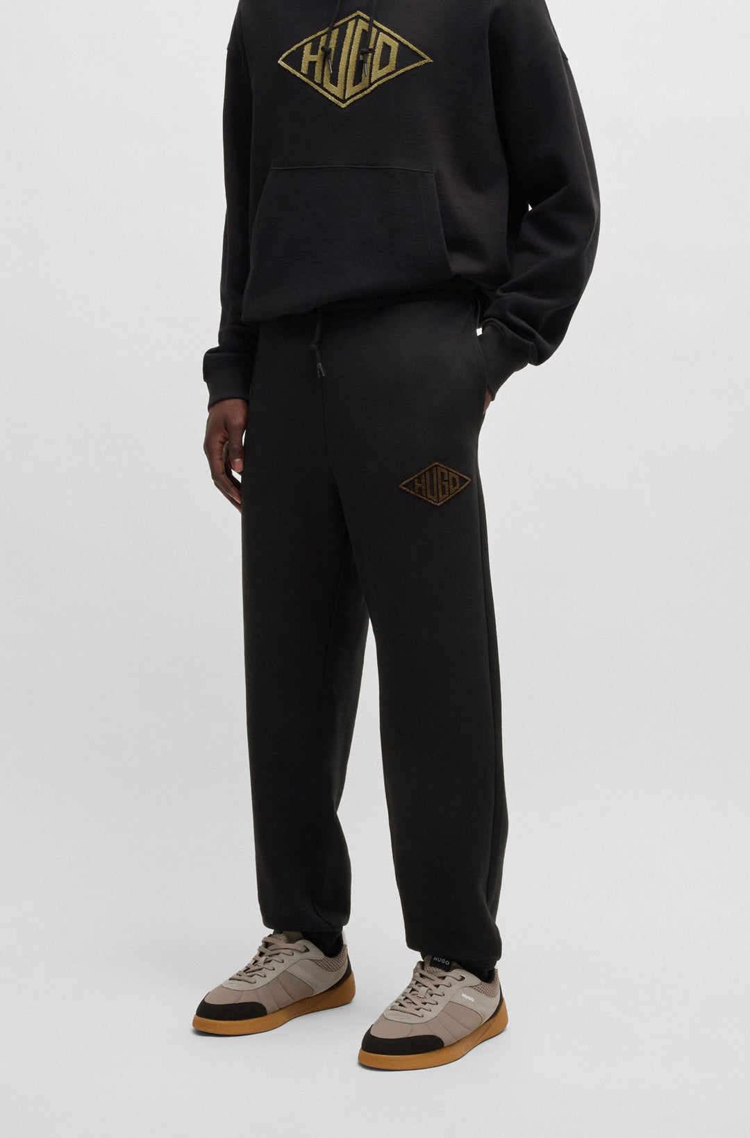 HUGO Jogging Pants Relaxed Fit - DACUSI 50534952- Concorde Fashion#color_black-001
