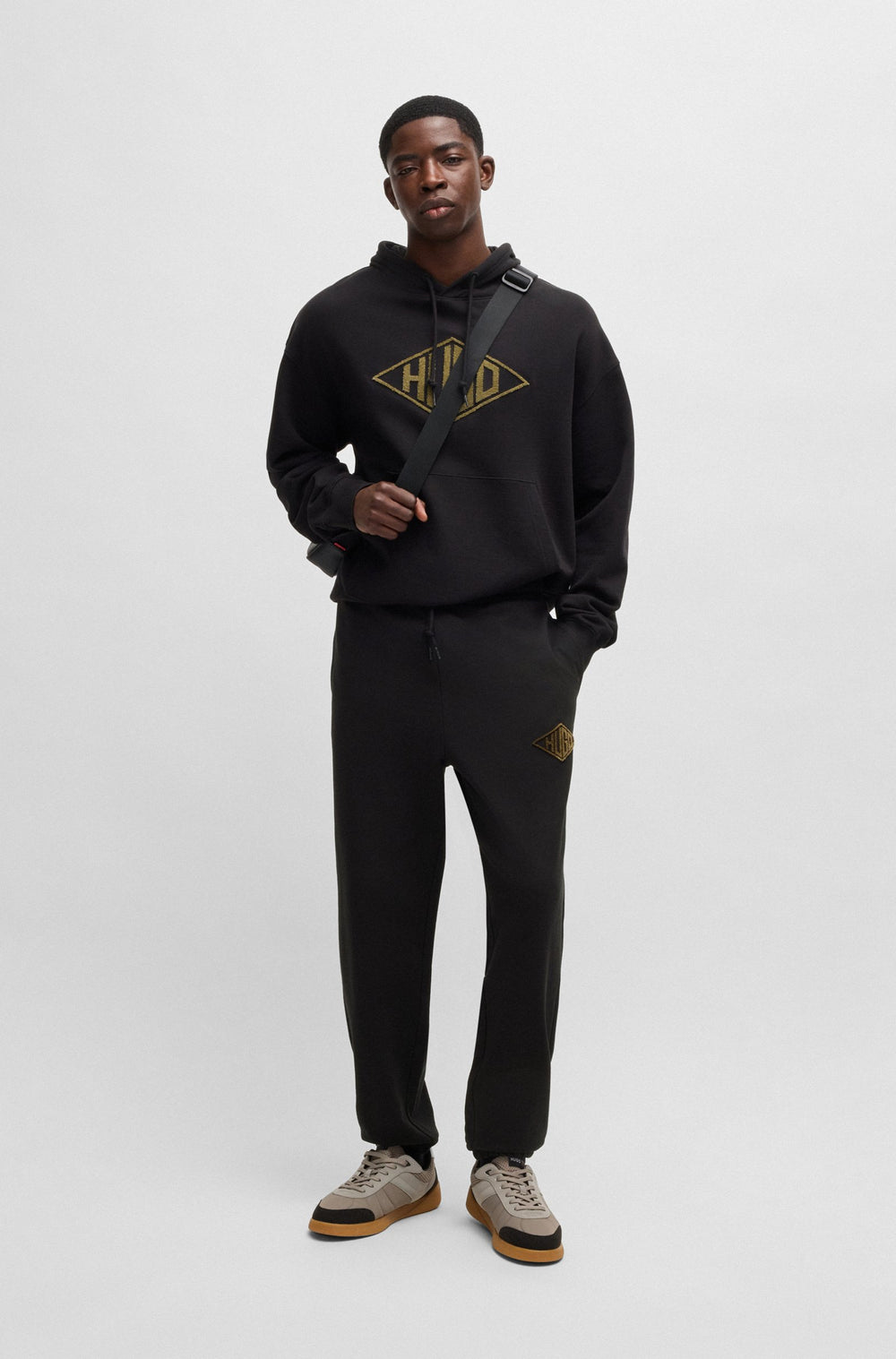 HUGO Jogging Pants Relaxed Fit - DACUSI 50534952- Concorde Fashion#color_black-001