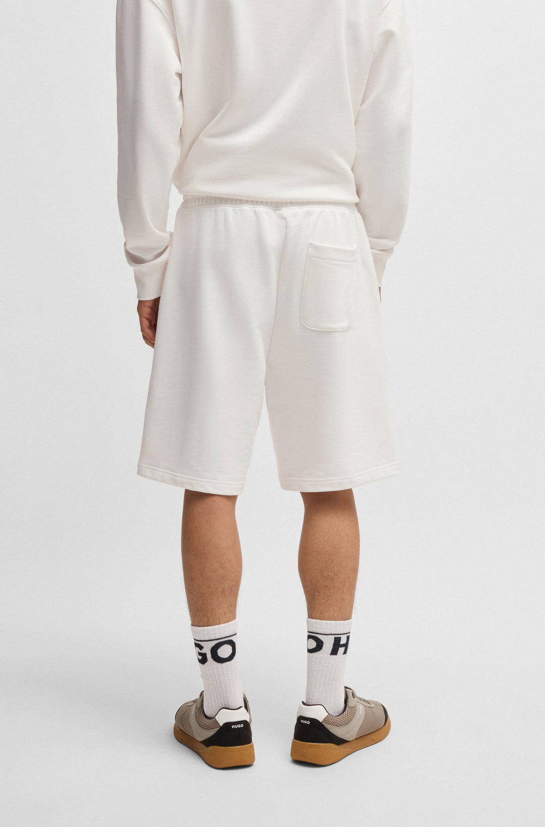HUGO Shorts Relaxed Fit - DAMTUS 50534953- Concorde Fashion#color_white-102