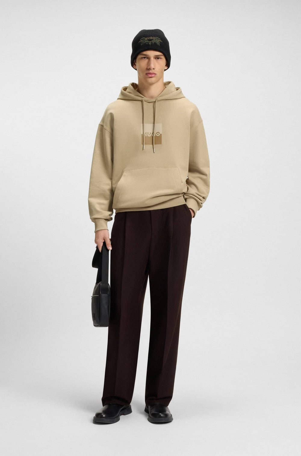 HUGO Hoodies Relaxed Fit - DUSPLITER 50542787- Concorde Fashion#color_beige-269