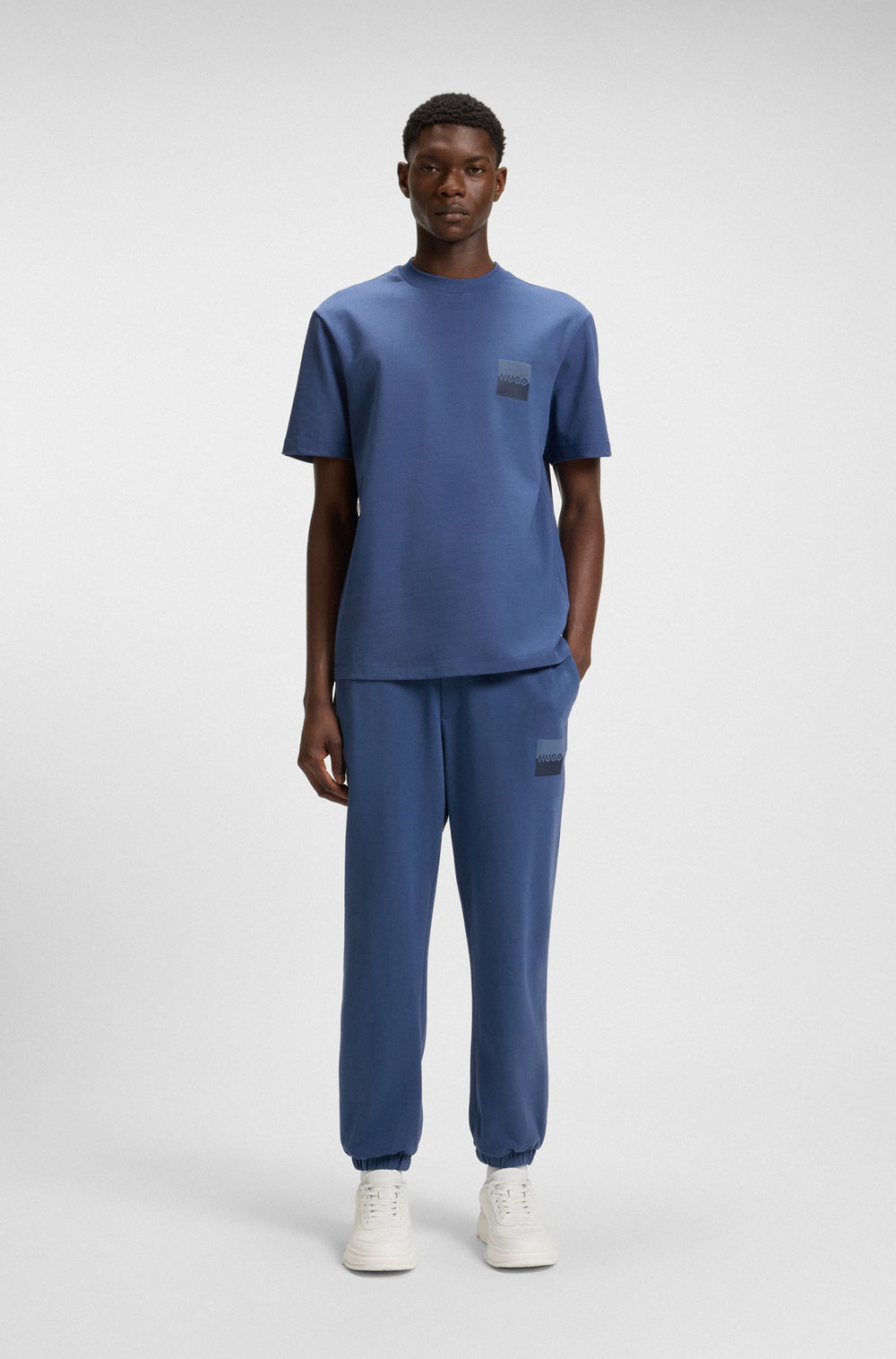 HUGO Jogging Pants Relaxed Fit - DUSPLITAN 50542866Concorde Fashion#color_blue-427