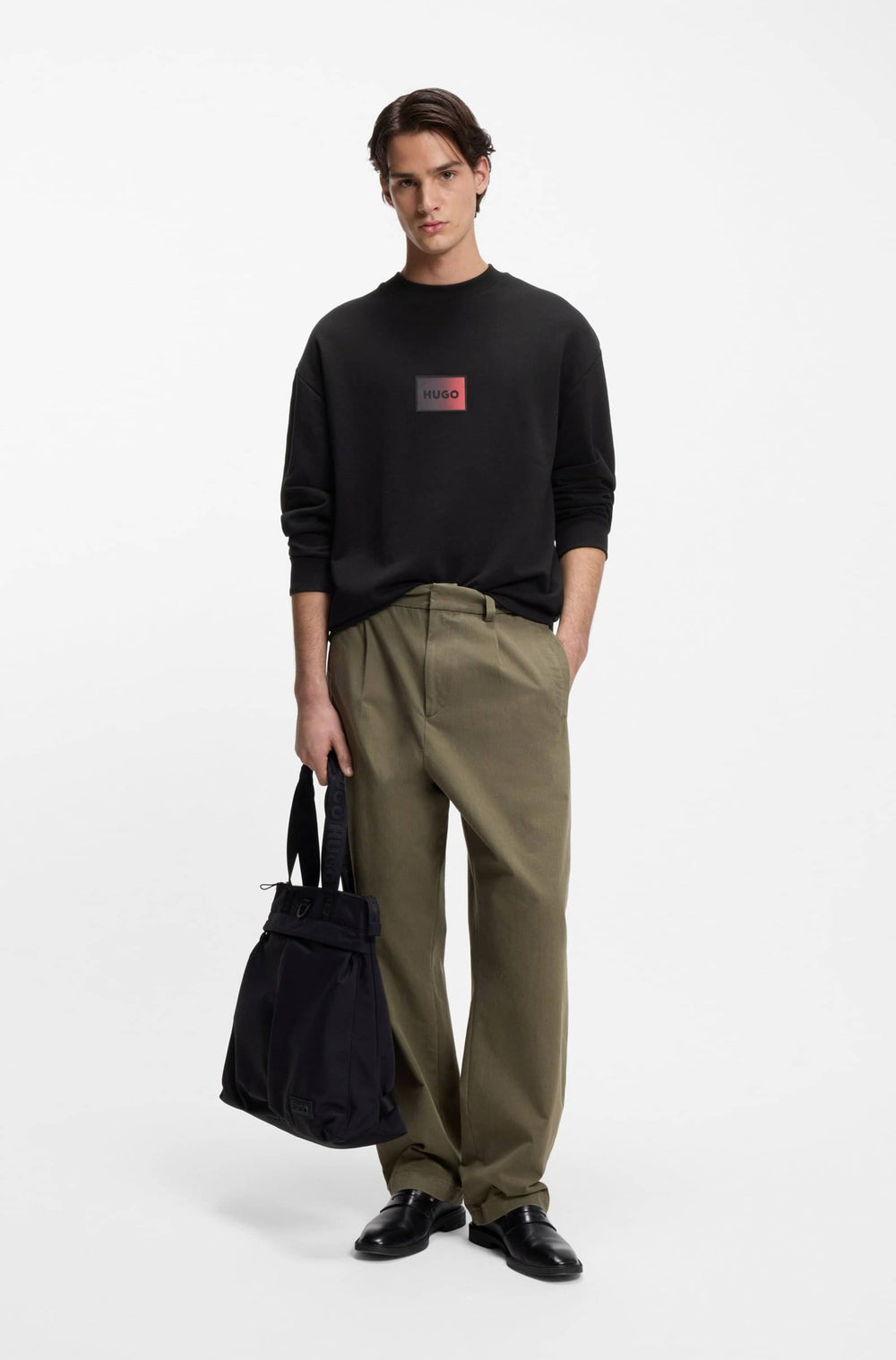 HUGO Sweatshirts Relaxed Fit - DANOTOP 50553134- Concorde Fashion#color_black-001