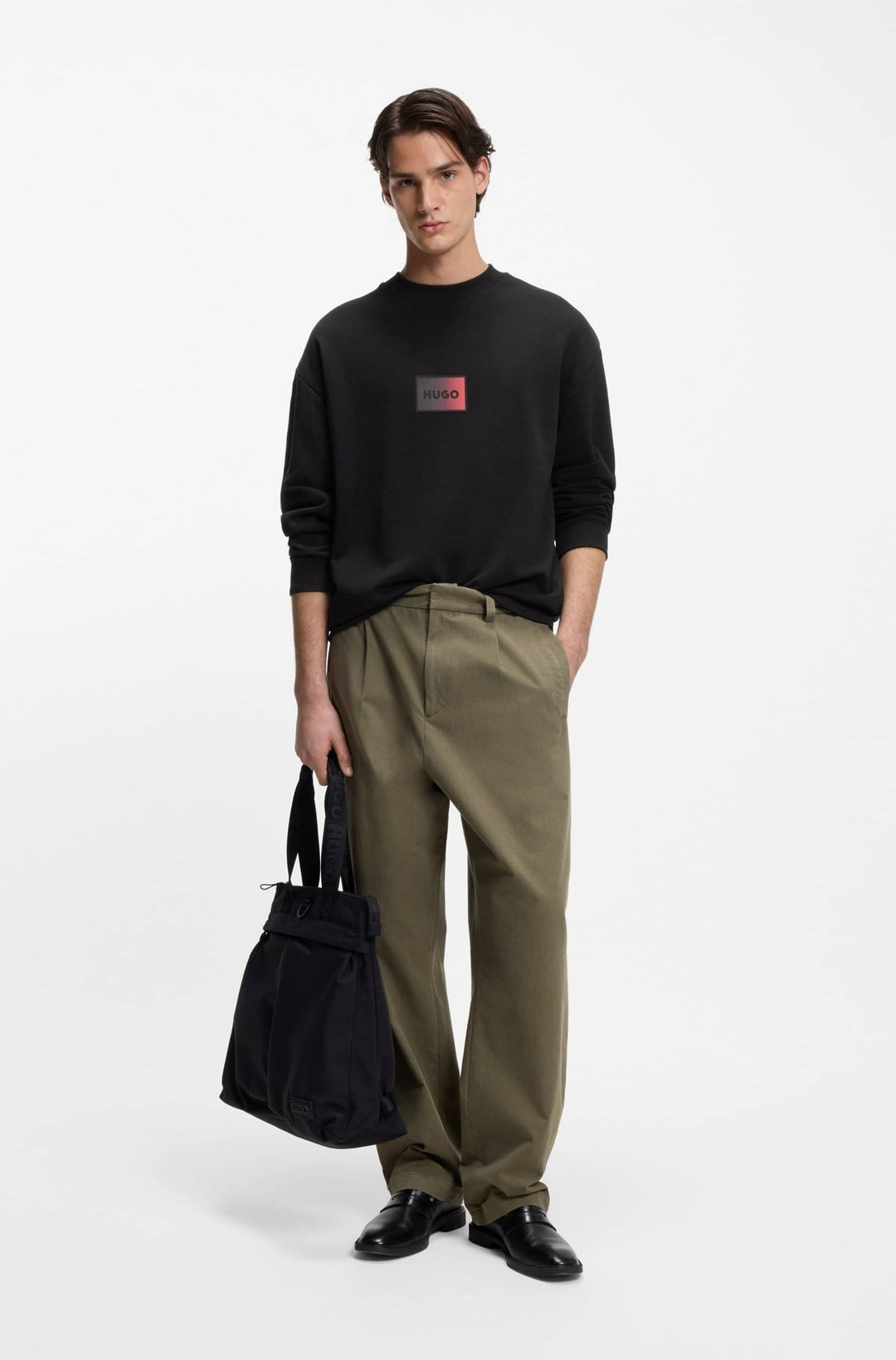 HUGO Sweatshirts Relaxed Fit - DANOTOP 50553134- Concorde Fashion#color_black-001