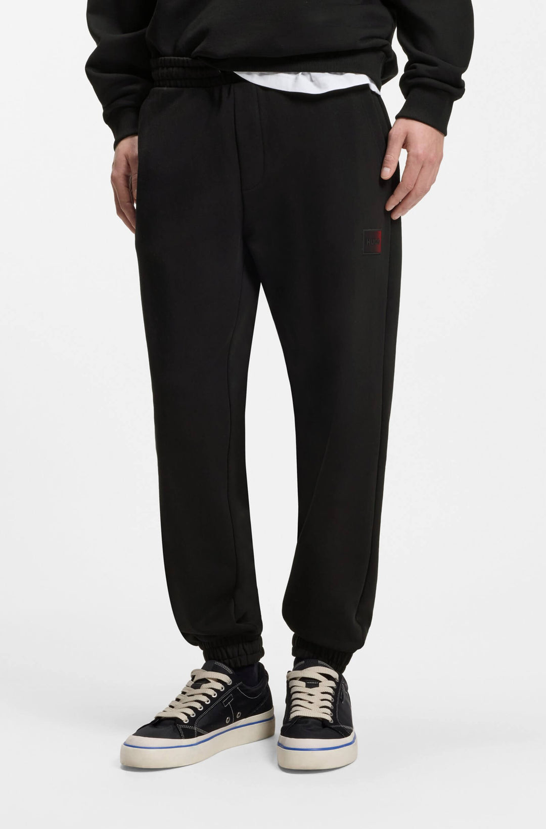 HUGO Jogging Pants Relaxed Fit - DANOPAN 50553146- Concorde Fashion#color_black-001
