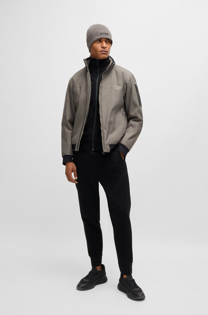 BOSS Sweatshirts Regular Fit in Cotton Mix - SKAZ MIRROR 10266046 01-50523477- Concorde Fashion#color_black-001
