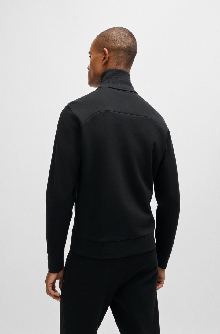 BOSS Sweatshirts Regular Fit in Cotton Mix - SKAZ MIRROR 10266046 01-50523477- Concorde Fashion#color_black-001