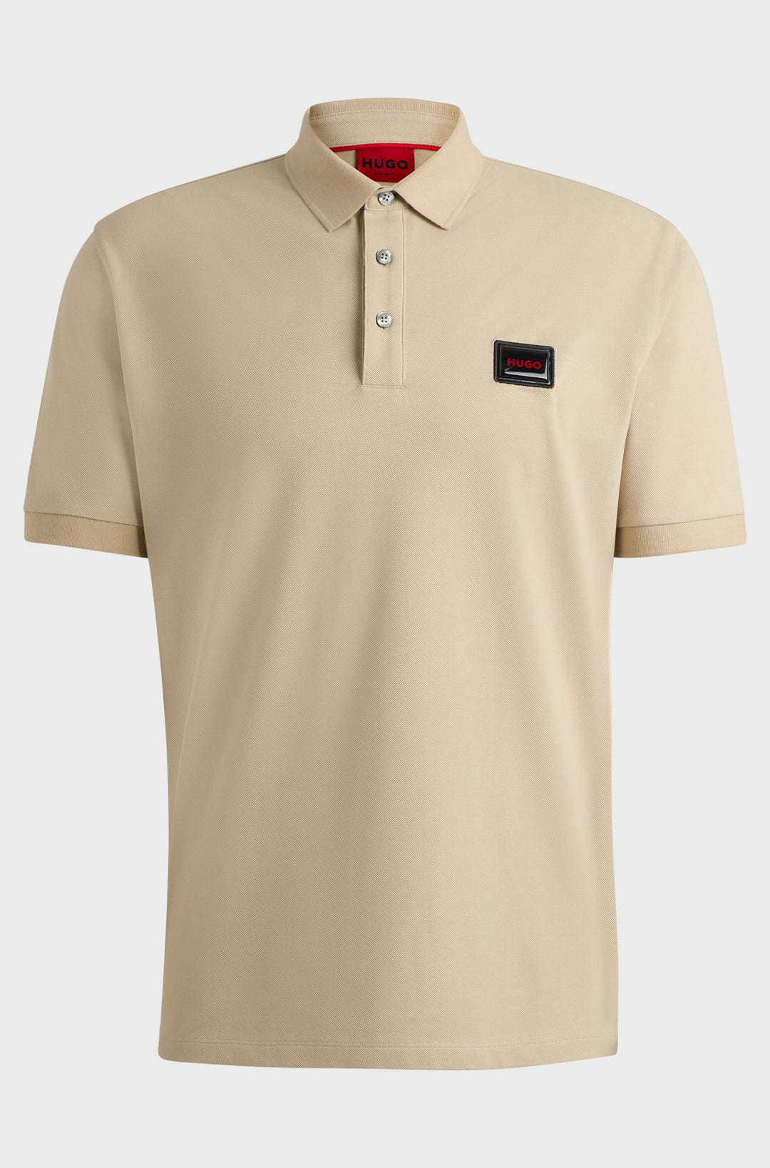 HUGO Polos Regular Fit in Cotton - DERESO_GEL 10266059 01-50528173- Concorde Fashion#color_beige-281