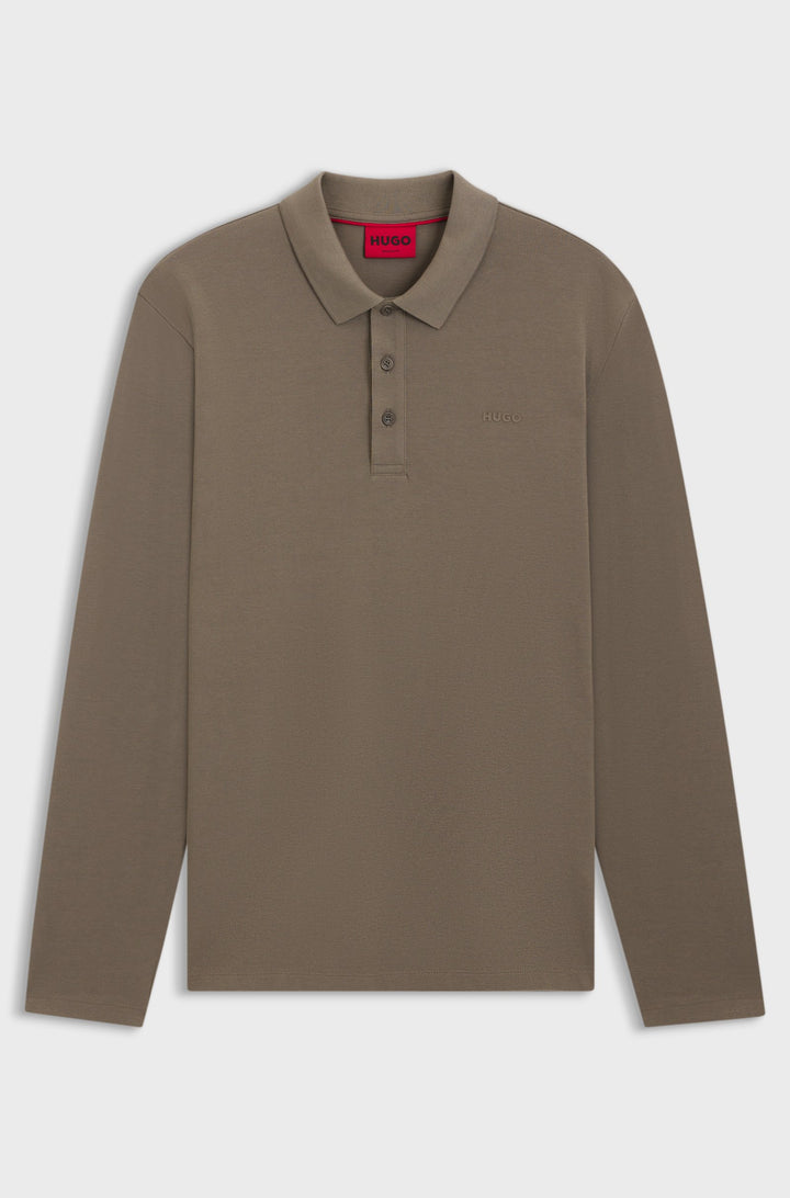 HUGO Polos Regular Fit - DONOSLONG 50547358- Concorde Fashion#color_grey-032