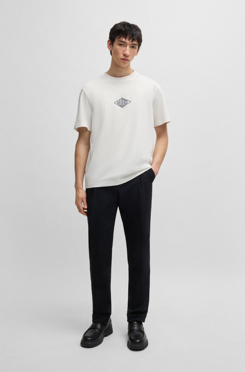 HUGO T-Shirts Relaxed Fit - DARUNU 50534951- Concorde Fashion#color_white-102