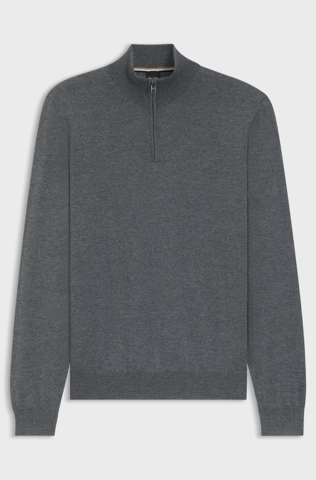 BOSS Sweaters Regular Fit in Wool - EBENJI 10266158 01-50528300- Concorde Fashion#color_grey-030