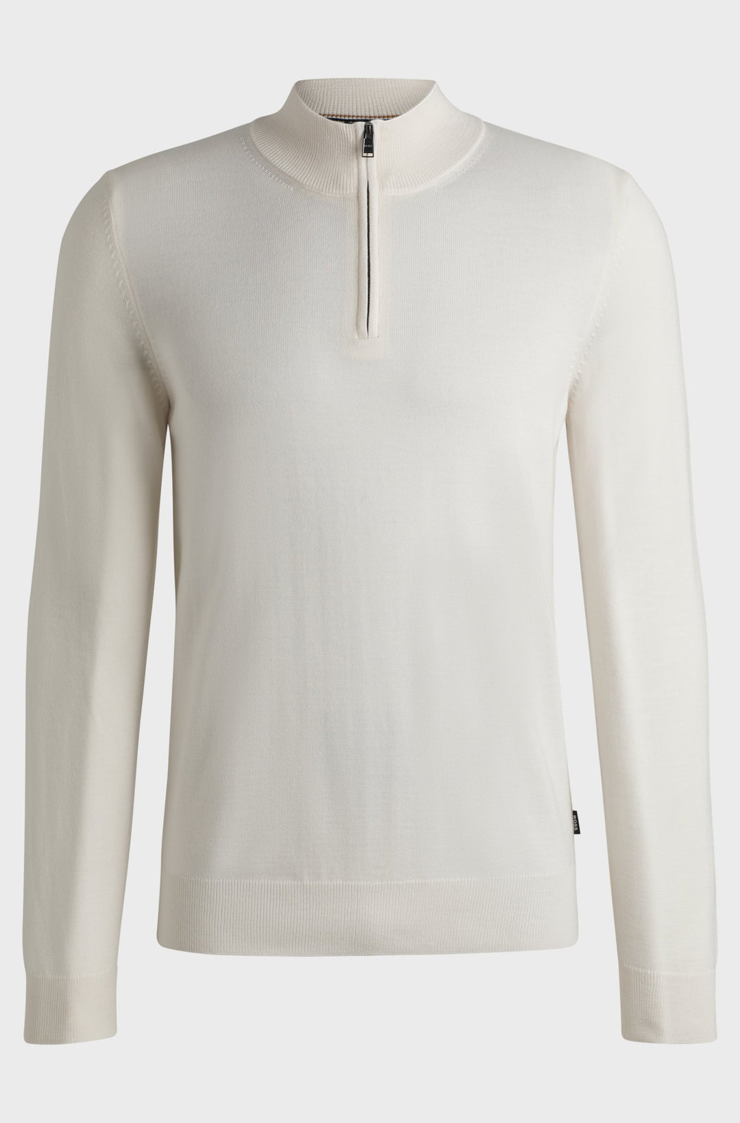 BOSS Sweaters Regular Fit in Wool - EBENJI 10266158 01-50528300- Concorde Fashion#color_white-131