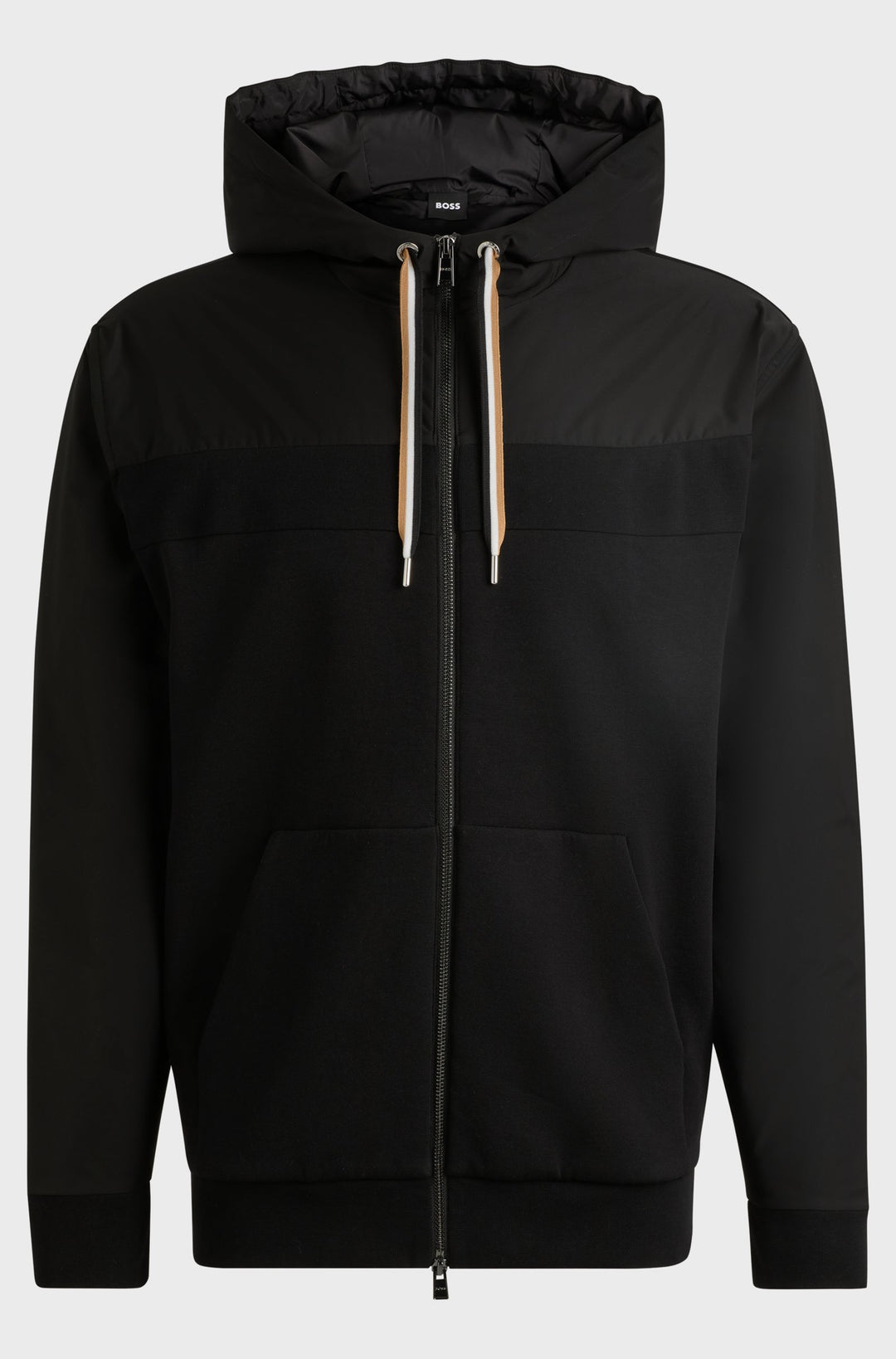 BOSS Hoodies Oversize Fit in Cotton Mix - C-SEEGER 300 10266209 01-50524342- Concorde Fashion#color_black-001