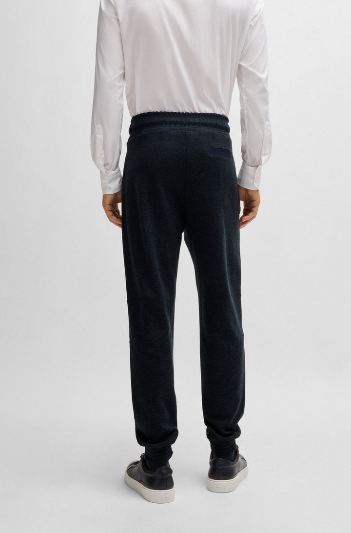 BOSS Jogging Pants Regular Fit in Cotton Mix - P-LAMONT 290 10266260 01-50524071- Concorde Fashion#color_navy-404