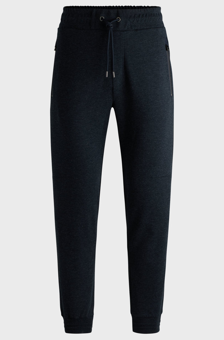 BOSS Jogging Pants Regular Fit in Cotton Mix - P-LAMONT 290 10266260 01-50524071- Concorde Fashion#color_navy-404