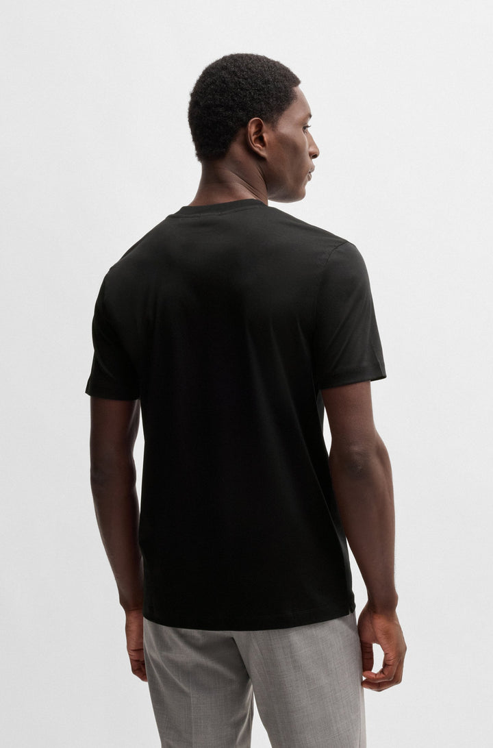 BOSS T-Shirts Slim Fit in Cotton - H-TESSLER 17 10266282 01-50523931- Concorde Fashion#color_black-001
