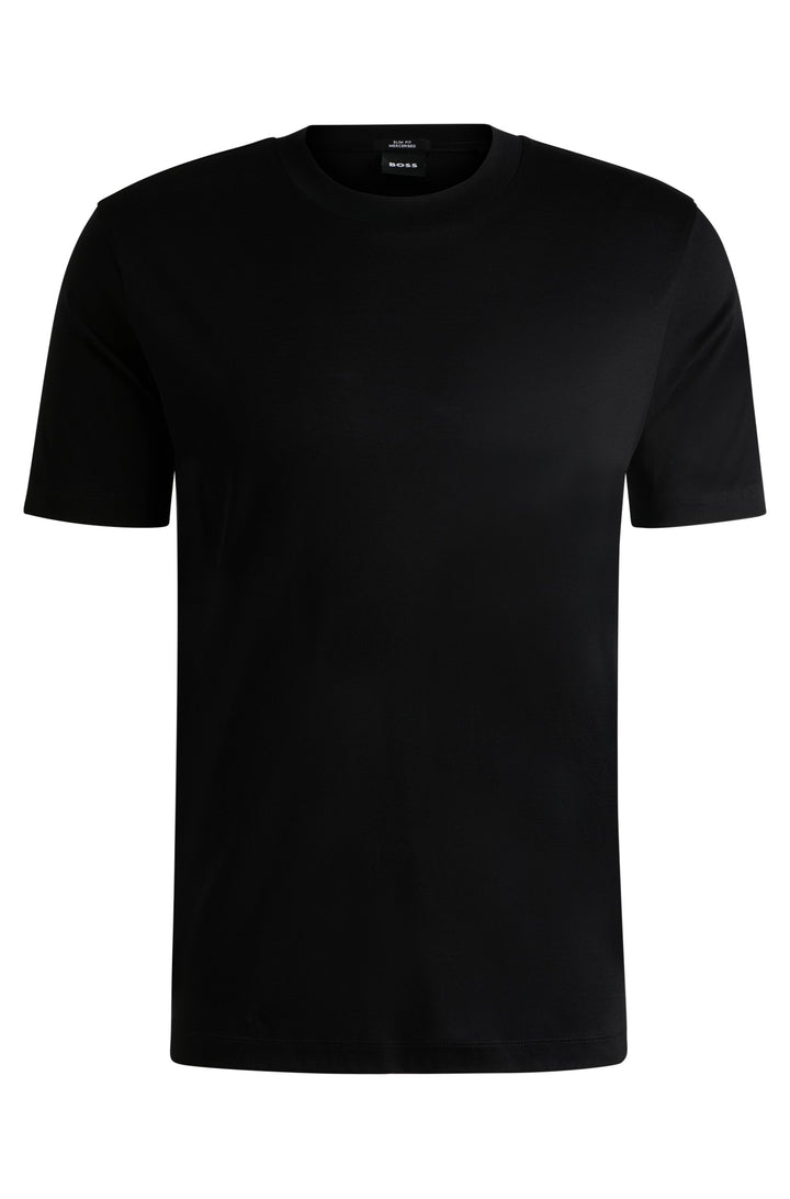 BOSS T-Shirts Slim Fit in Cotton - H-TESSLER 17 10266282 01-50523931- Concorde Fashion#color_black-001