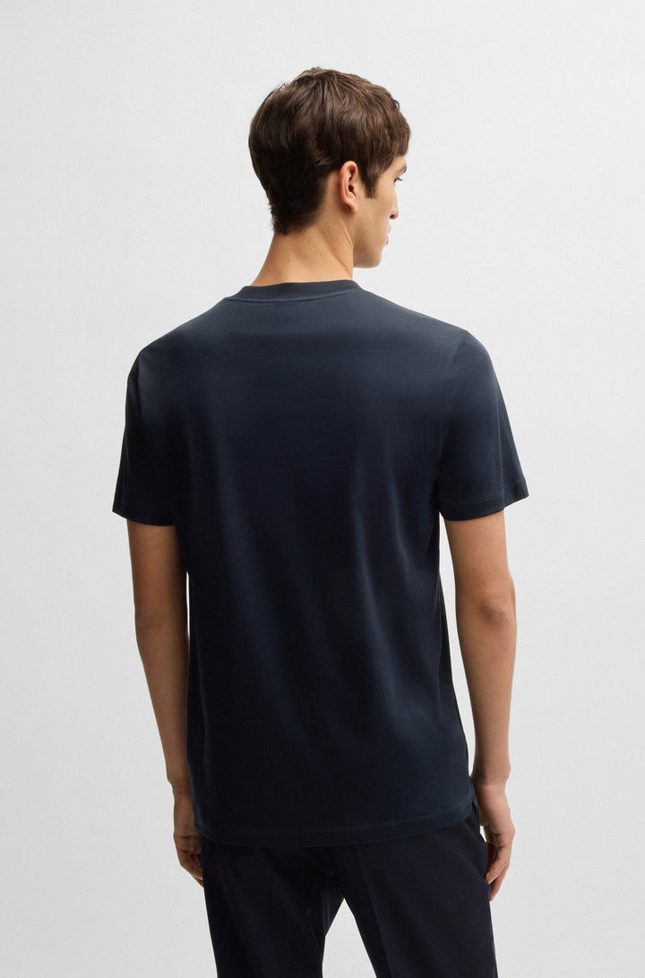 BOSS T-Shirts Slim Fit in Cotton - H-TESSLER 17 10266282 01-50523931- Concorde Fashion#color_navy-404