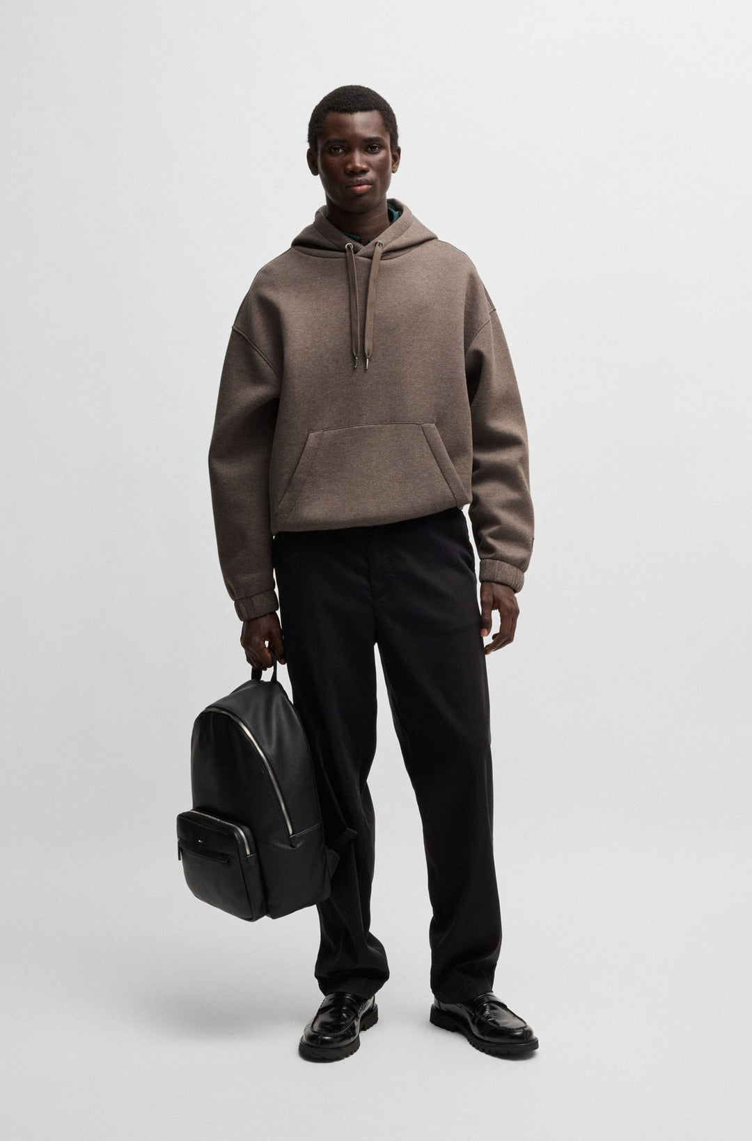 BOSS Hoodies Relaxed Fit in Cotton Mix - C-STEVENS 06 10266396 01-50523909- Concorde Fashion#color_beige-252