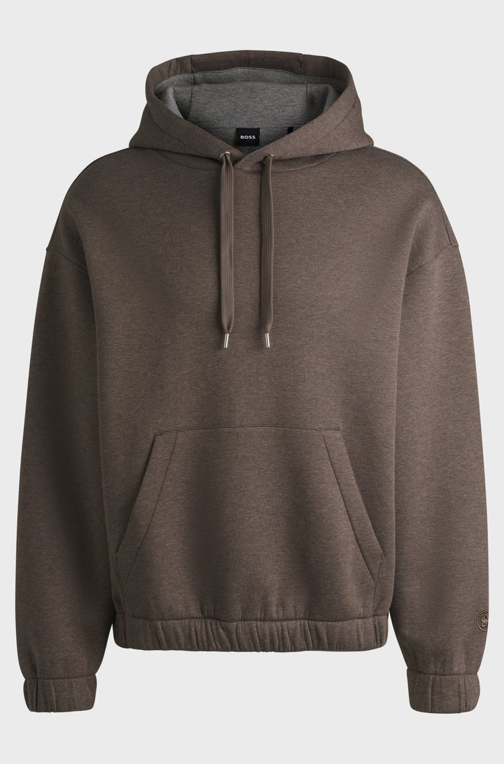 BOSS Hoodies Relaxed Fit in Cotton Mix - C-STEVENS 06 10266396 01-50523909- Concorde Fashion#color_beige-252